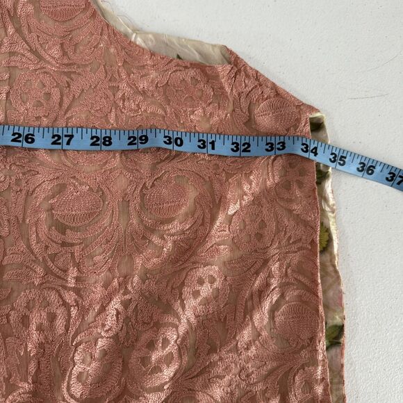 Elegant Pink Patterned Swim Coverup - Picture 6 of 12